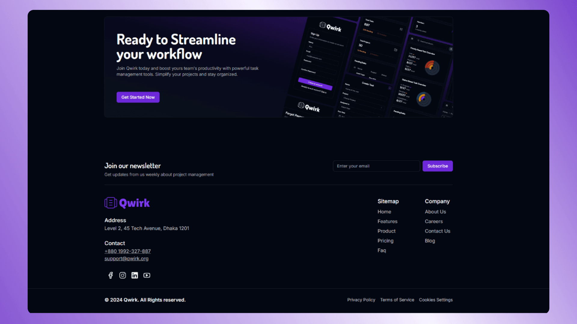 Qwirk-SAAS Landing Page-4