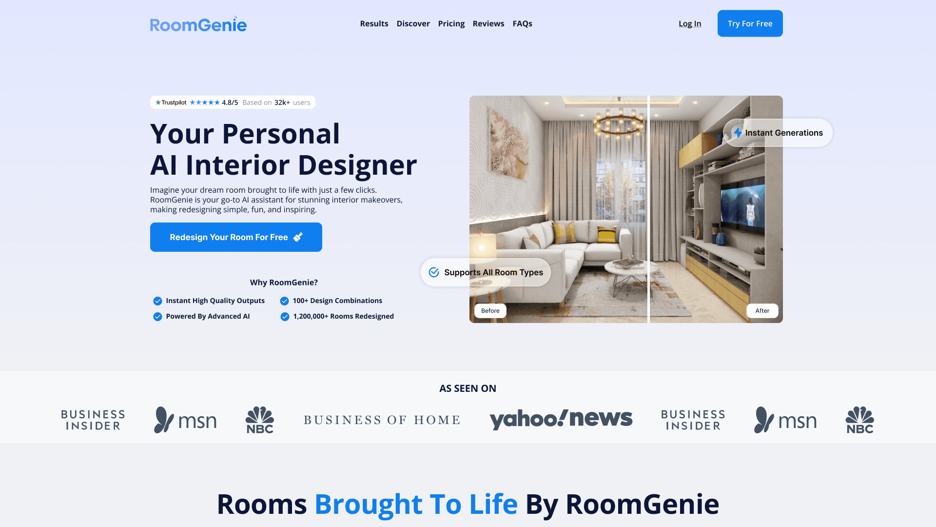 Roomgenie | AI room renerator-0